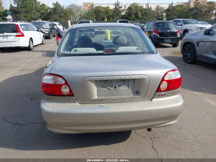 2000 Kia Sephia Ls/Ls W/Power Pkg VIN: KNAFB1212Y5875236 Lot: 43849014