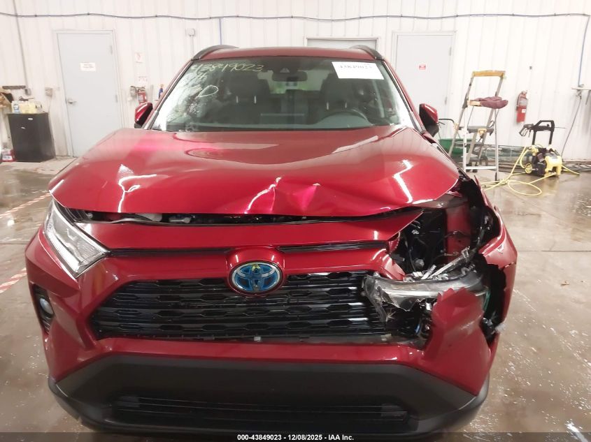 2020 Toyota Rav4 Hybrid Xle VIN: 2T3RWRFV6LW081471 Lot: 43849023