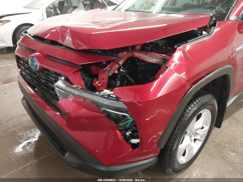 2020 Toyota Rav4 Hybrid Xle VIN: 2T3RWRFV6LW081471 Lot: 43849023
