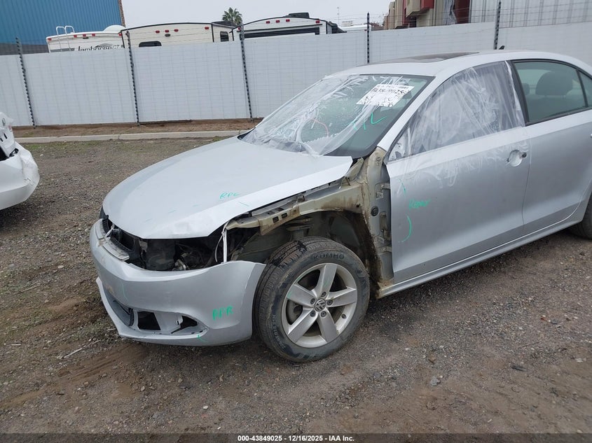 2012 Volkswagen Jetta 2.0 2.0l Tdi Silver Lot 111043849025 Vin 3VWLL7AJ8CM006776