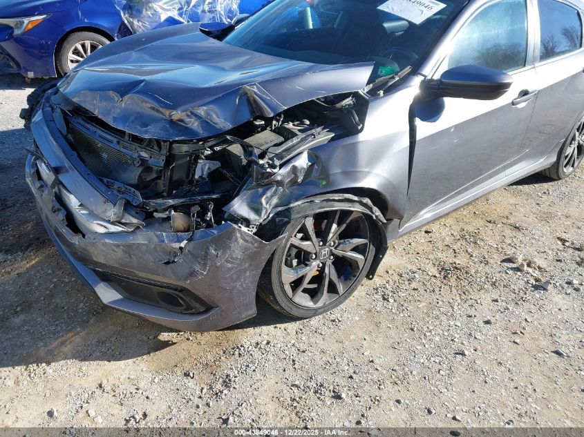 2020 Honda Civic Sport VIN: 2HGFC2F8XLH529614 Lot: 43849046