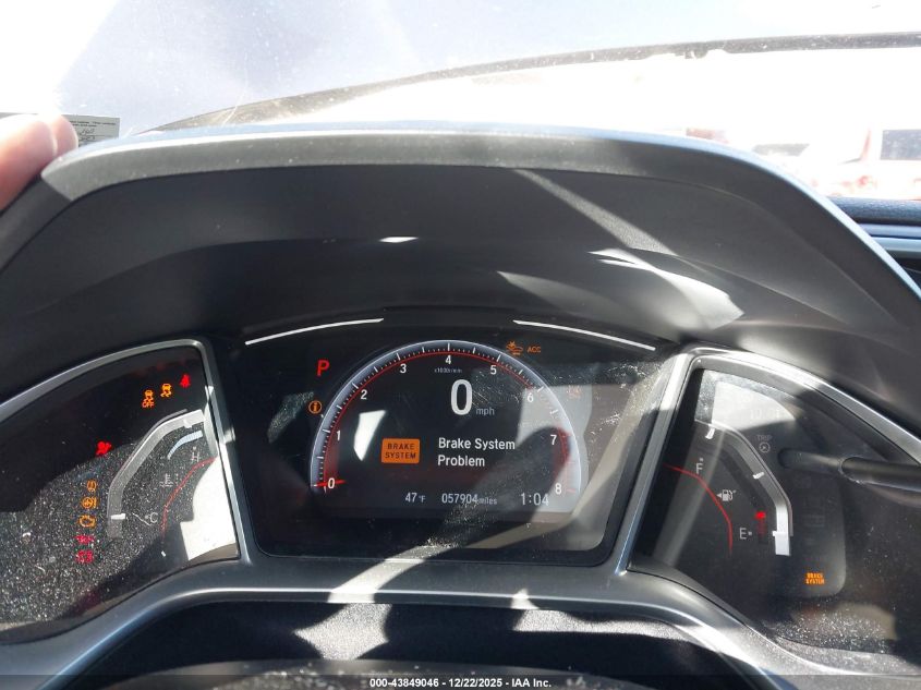 2020 Honda Civic Sport VIN: 2HGFC2F8XLH529614 Lot: 43849046