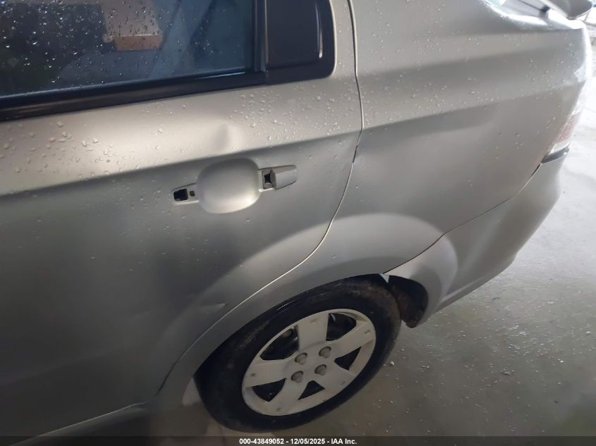 2008 Chevrolet Aveo Ls VIN: KL1TD56618B202749 Lot: 43849052