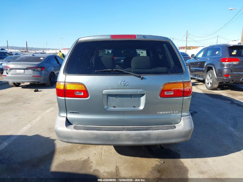 1998 Toyota Sienna Le VIN: 4T3ZF13C2WU083212 Lot: 43849058