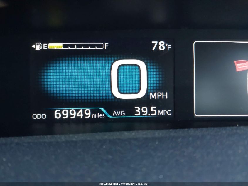 2017 Toyota Prius Three VIN: JTDKARFU1H3035225 Lot: 43849081