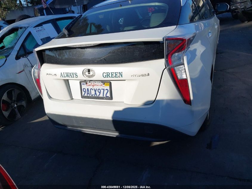 2017 Toyota Prius Three VIN: JTDKARFU1H3035225 Lot: 43849081