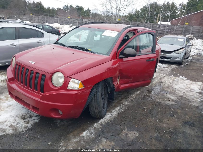 2007 Jeep Compass Sport VIN: 1J8FF47W67D170773 Lot: 43849107