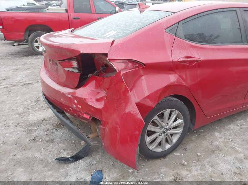 2014 Hyundai Elantra Se VIN: KMHDH4AE3EU149624 Lot: 43849130