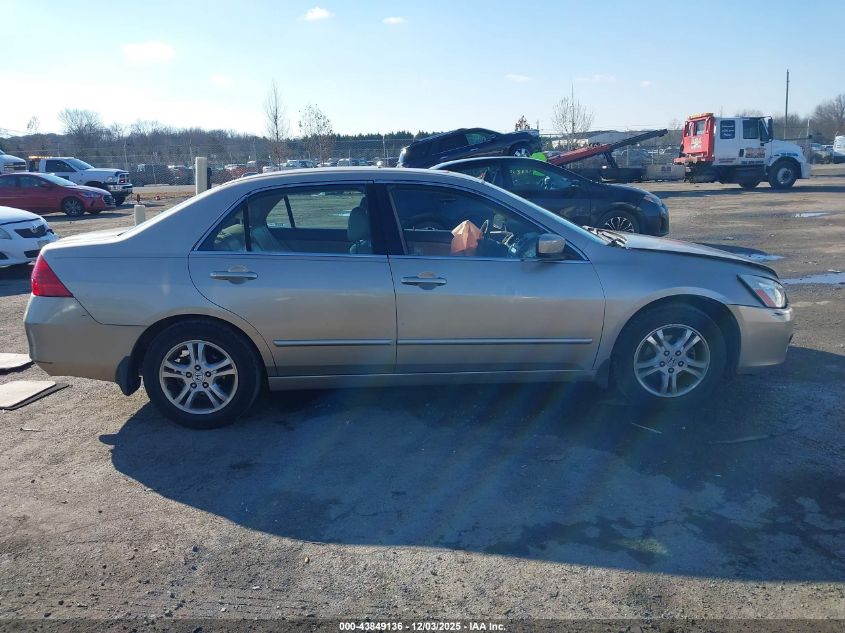 2007 Honda Accord 2.4 Ex VIN: 1HGCM56877A097618 Lot: 43849136