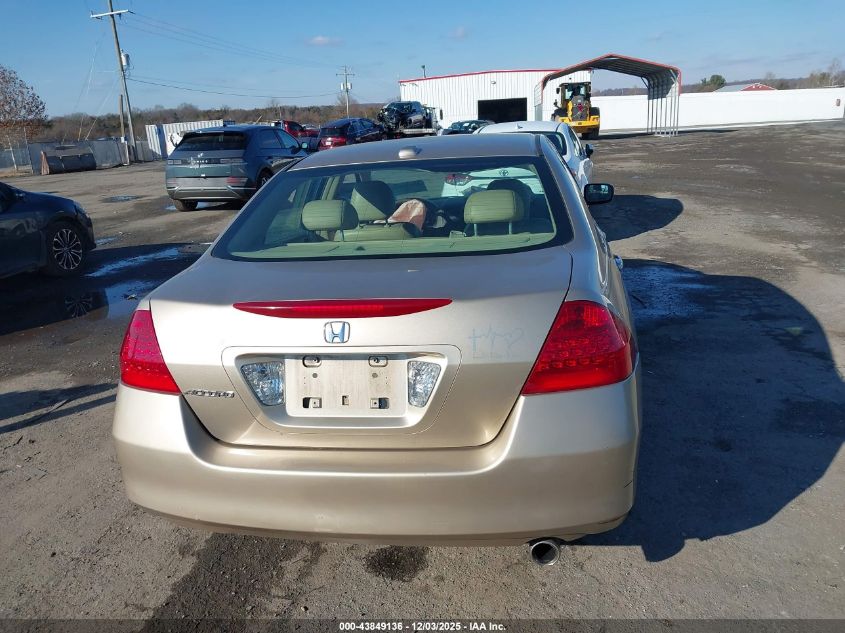 2007 Honda Accord 2.4 Ex VIN: 1HGCM56877A097618 Lot: 43849136