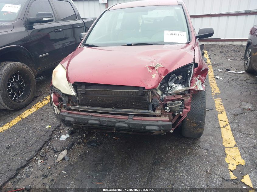 2008 Honda Cr-V Lx VIN: 5J6RE38388L009705 Lot: 43849163