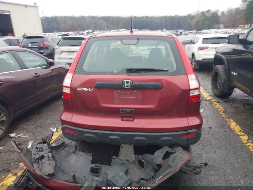 2008 Honda Cr-V Lx VIN: 5J6RE38388L009705 Lot: 43849163