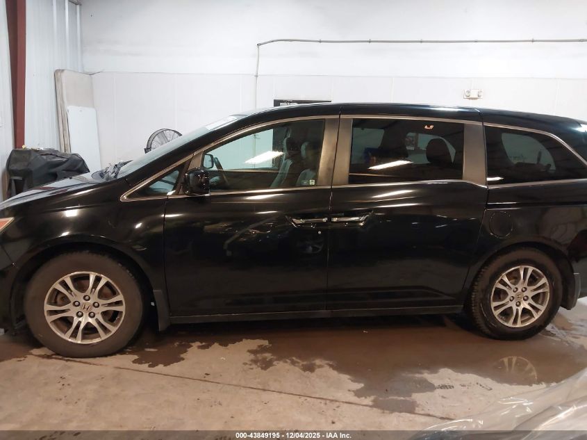 2011 Honda Odyssey Ex-L VIN: 5FNRL5H6XBB091481 Lot: 43849195