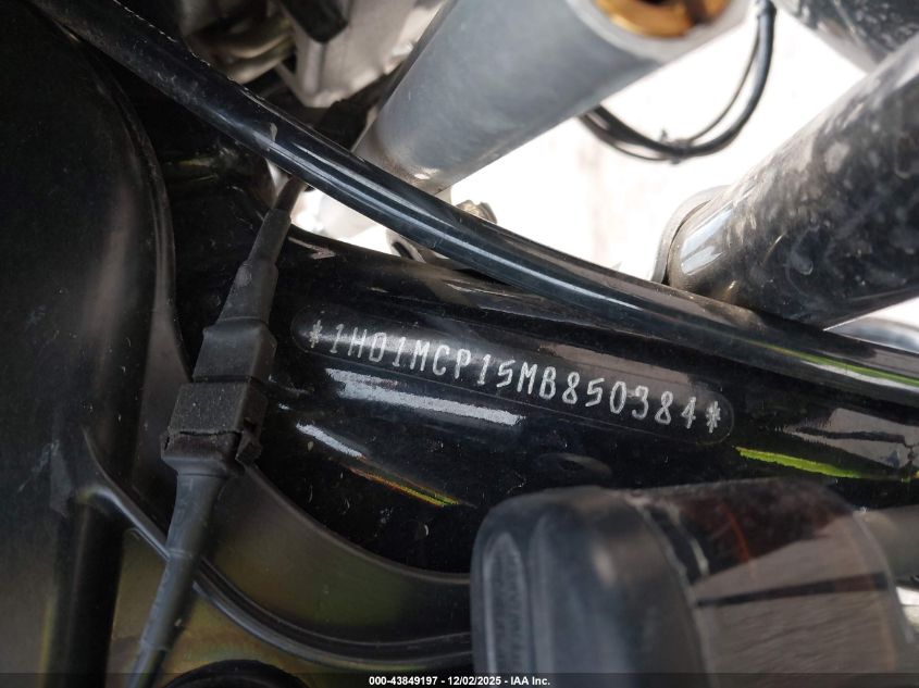 2021 Harley-Davidson Flrt VIN: 1HD1MCP15MB850384 Lot: 43849197