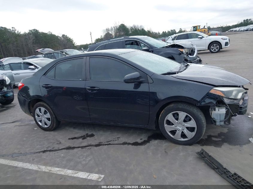 2015 Toyota Corolla Le VIN: 5YFBURHE5FP337750 Lot: 43849206