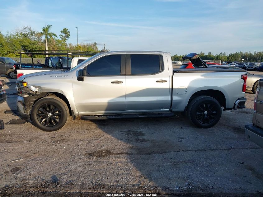 2021 Chevrolet Silverado 1500 2Wd Short Bed Custom VIN: 1GCPWBEK1MZ253770 Lot: 43849209