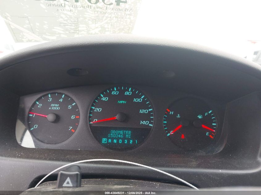 2011 Chevrolet Impala Ls VIN: 2G1WF5EK4B1311141 Lot: 43849231