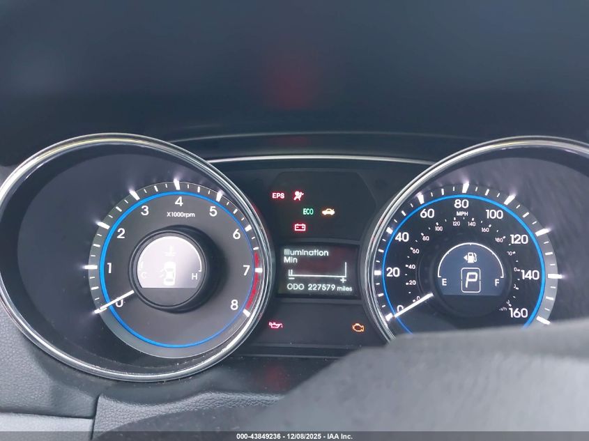 2013 Hyundai Sonata Gls VIN: 5NPEB4AC2DH789485 Lot: 43849236