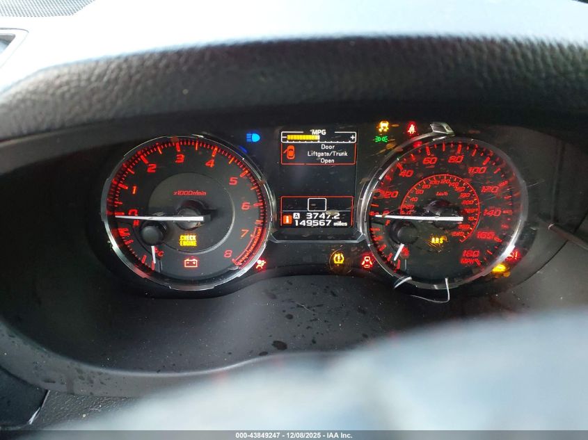 2017 Subaru Wrx Premium VIN: JF1VA1E65H9825907 Lot: 43849247