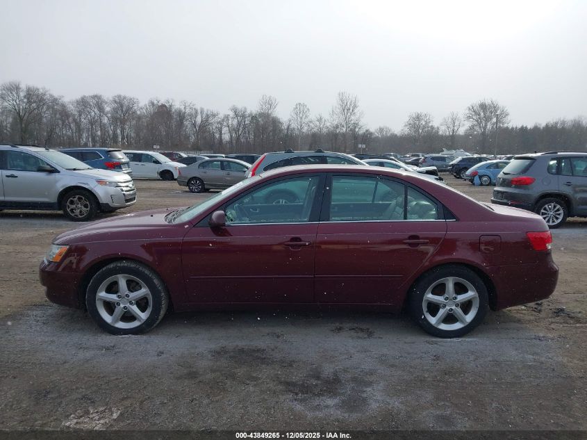2007 Hyundai Sonata Limited/Se V6 VIN: 5NPEU46FX7H196202 Lot: 43849265