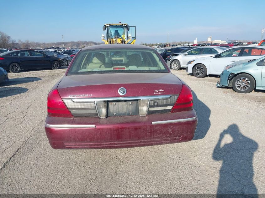 2009 Mercury Grand Marquis Ls (Fleet Only) VIN: 2MEHM75V99X611467 Lot: 43849342