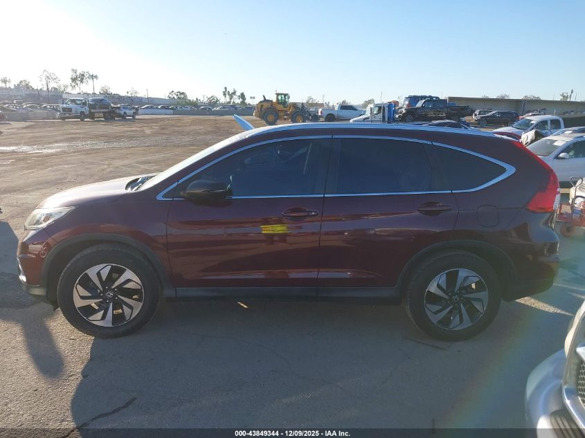 2016 Honda Cr-V Touring VIN: 5J6RM3H98GL020919 Lot: 43849344