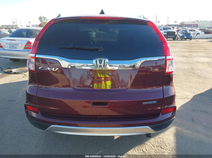 2016 Honda Cr-V Touring VIN: 5J6RM3H98GL020919 Lot: 43849344