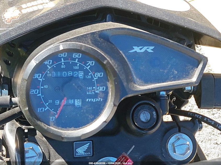 2024 Honda Xr150L E VIN: 3H1KD1313RD101708 Lot: 43849356