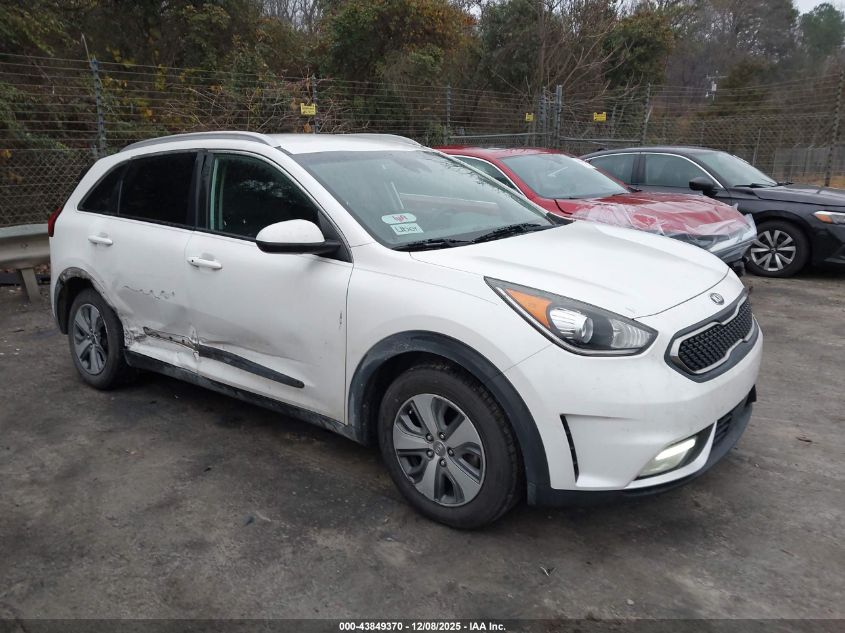 2018 Kia Niro Lx VIN: KNDCB3LC6J5161262 Lot: 43849370