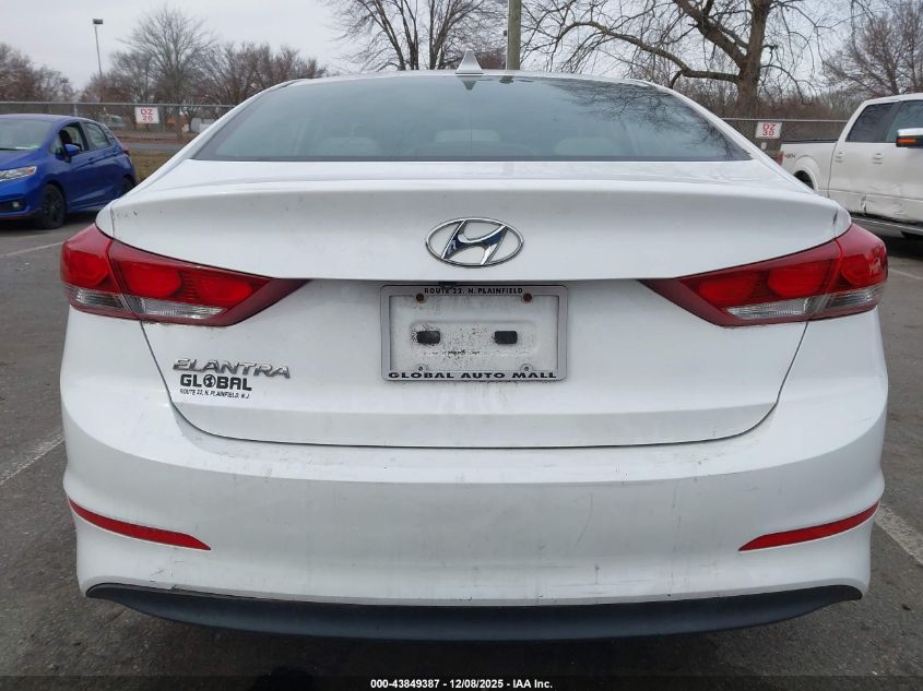 2017 Hyundai Elantra Se VIN: 5NPD84LF1HH106750 Lot: 43849387