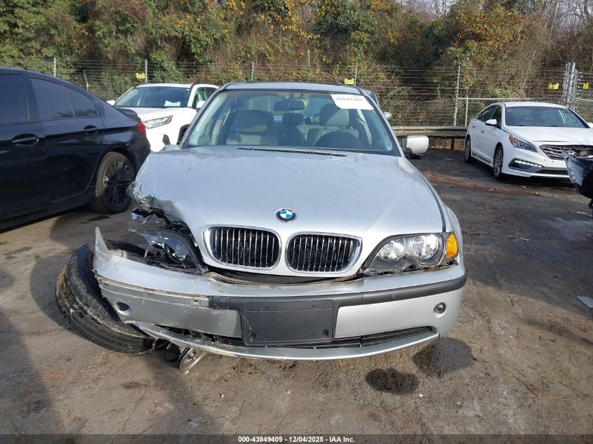 2003 BMW 325I VIN: WBAEV33403KL85265 Lot: 43849409