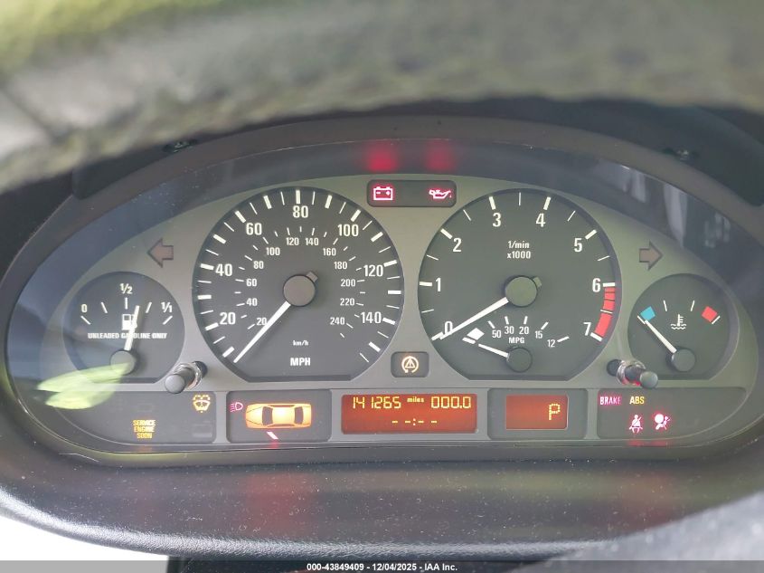 2003 BMW 325I VIN: WBAEV33403KL85265 Lot: 43849409