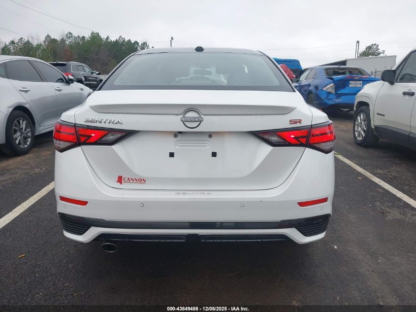 2024 Nissan Sentra Sr Xtronic Cvt VIN: 3N1AB8DVXRY251780 Lot: 43849486