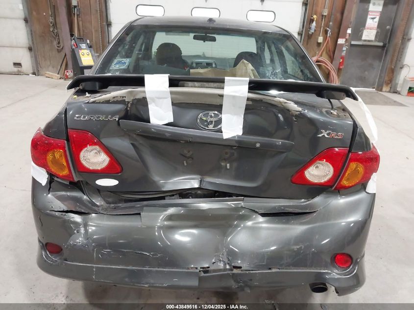 2009 Toyota Corolla Xrs VIN: 2T1BE40E09C026114 Lot: 43849516