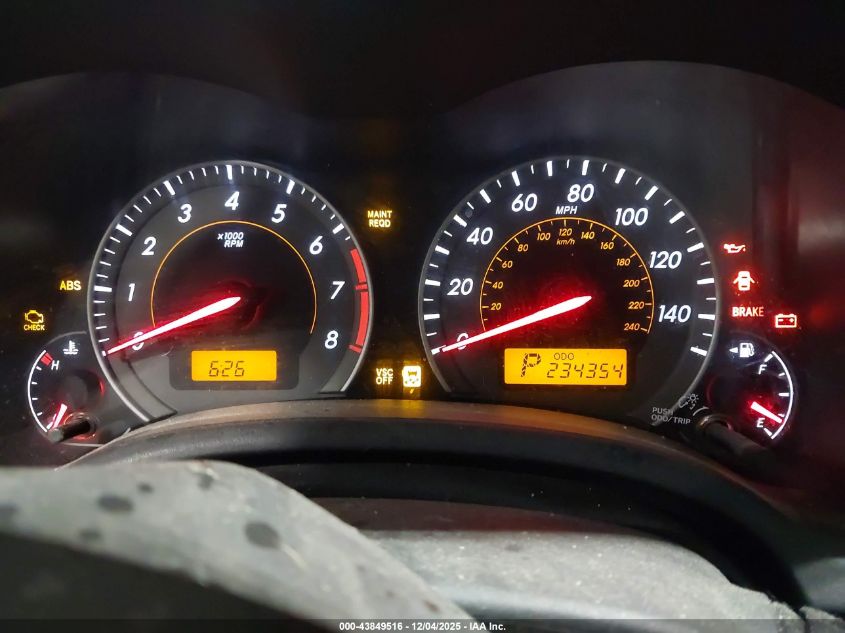 2009 Toyota Corolla Xrs VIN: 2T1BE40E09C026114 Lot: 43849516