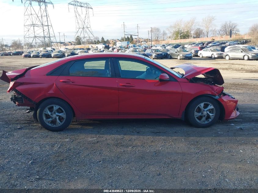 2022 Hyundai Elantra Se VIN: 5NPLL4AG6NH082432 Lot: 43849523