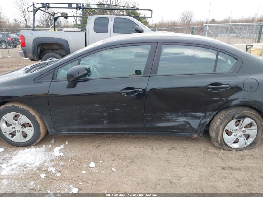 2013 Honda Civic Lx VIN: 19XFB2F54DE003094 Lot: 43849532