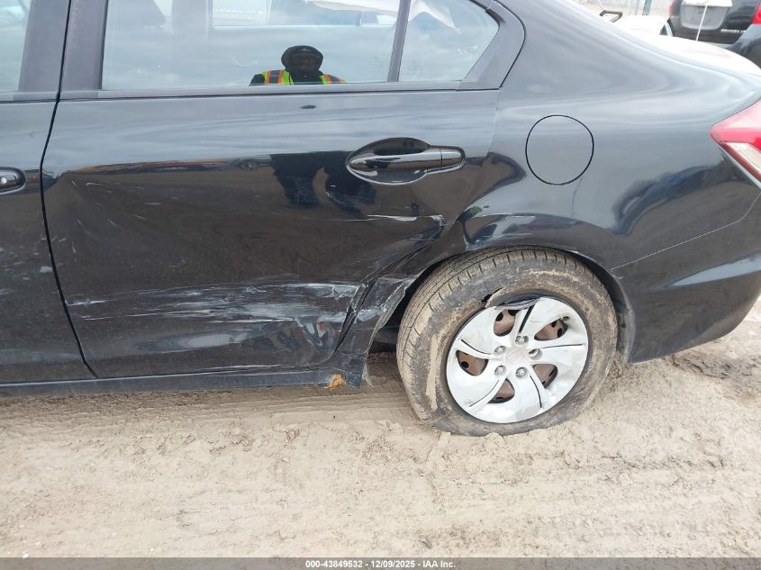 2013 Honda Civic Lx VIN: 19XFB2F54DE003094 Lot: 43849532