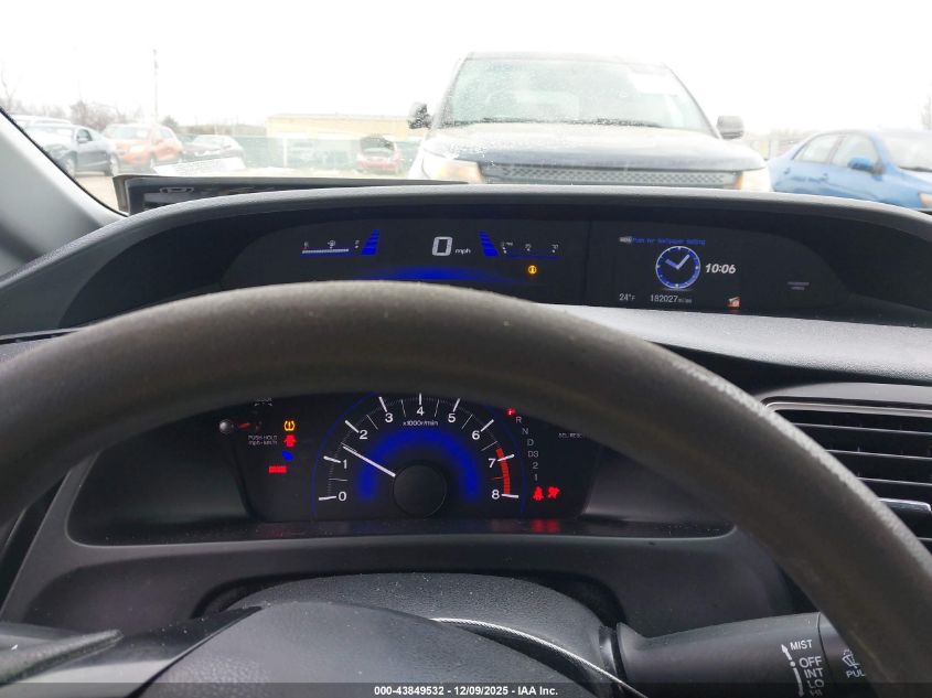 2013 Honda Civic Lx VIN: 19XFB2F54DE003094 Lot: 43849532