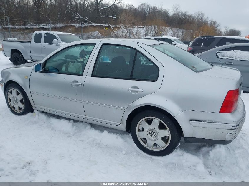 2000 Volkswagen Jetta Gls Vr6 VIN: 3VWSE29M2YM014709 Lot: 43849559