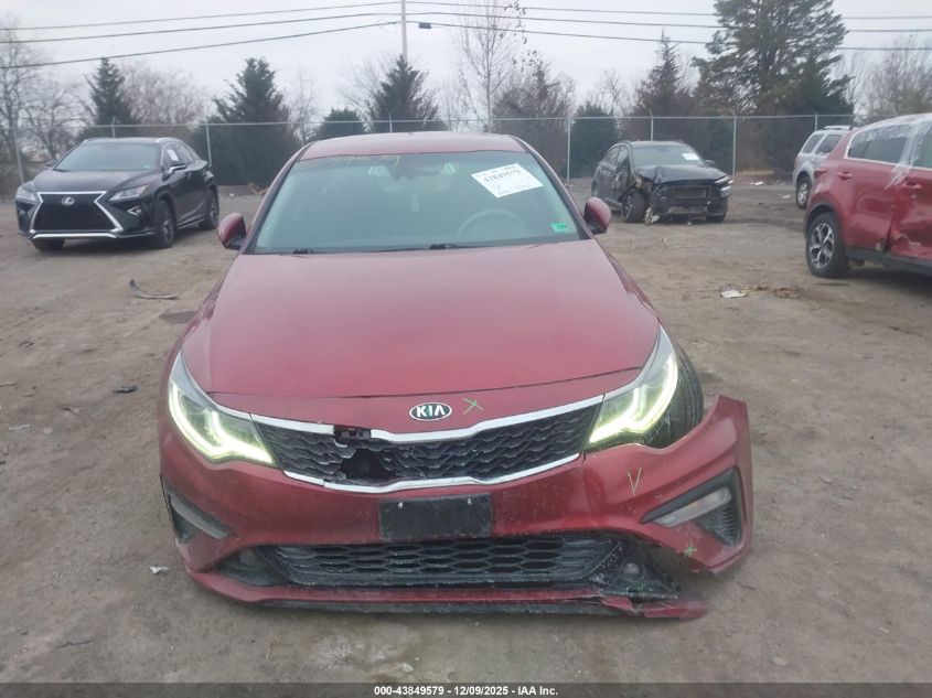 2020 Kia Optima S VIN: 5XXGT4L39LG432804 Lot: 43849579