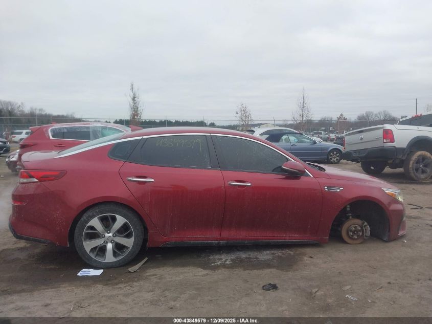 2020 Kia Optima S VIN: 5XXGT4L39LG432804 Lot: 43849579