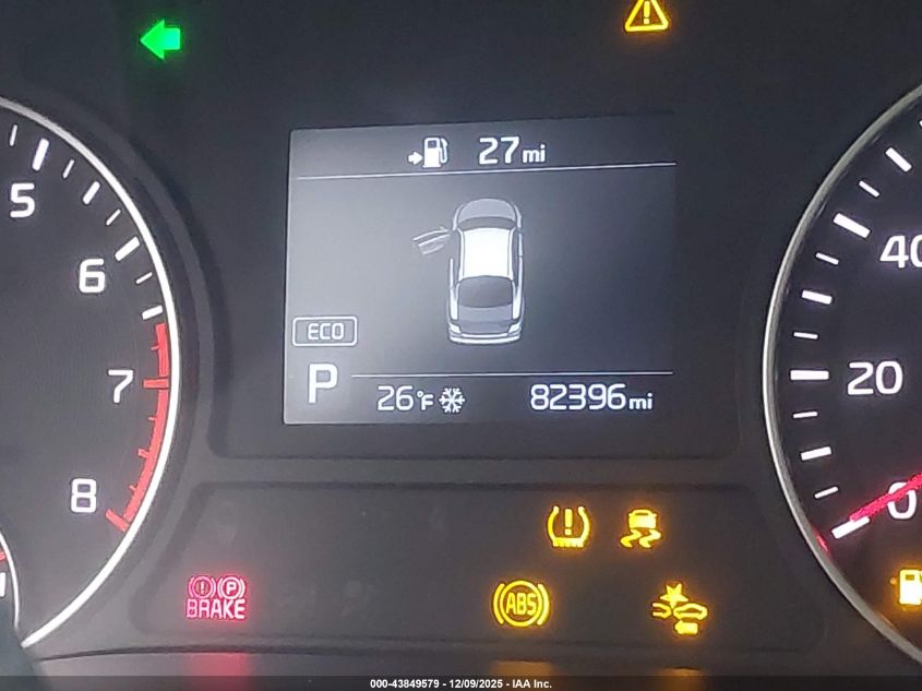 2020 Kia Optima S VIN: 5XXGT4L39LG432804 Lot: 43849579