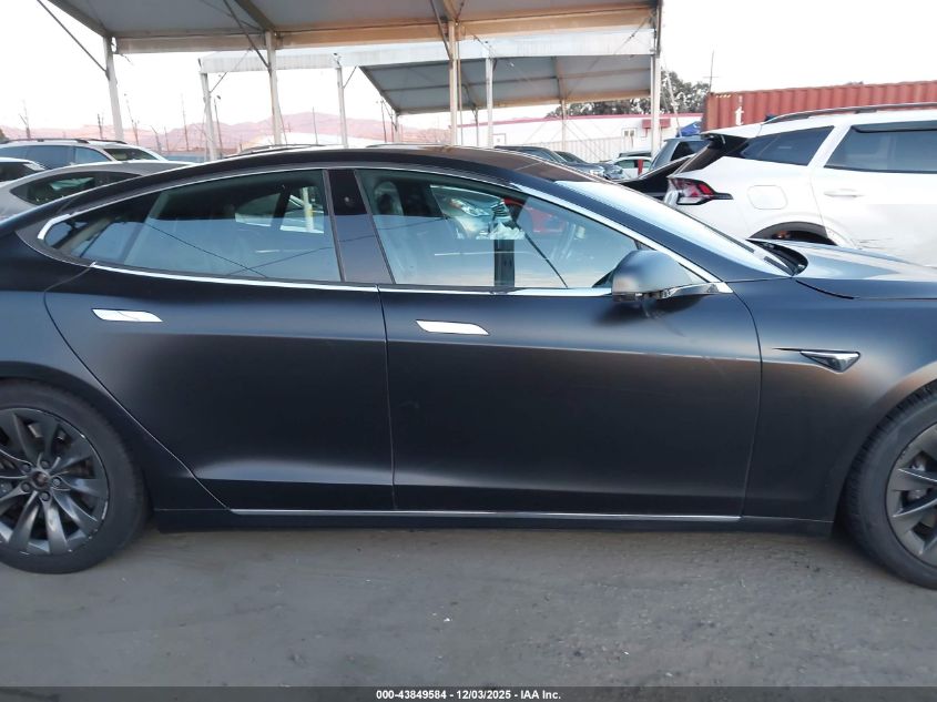 2018 Tesla Model S 100D/75D/P100D VIN: 5YJSA1E25JF249693 Lot: 43849584