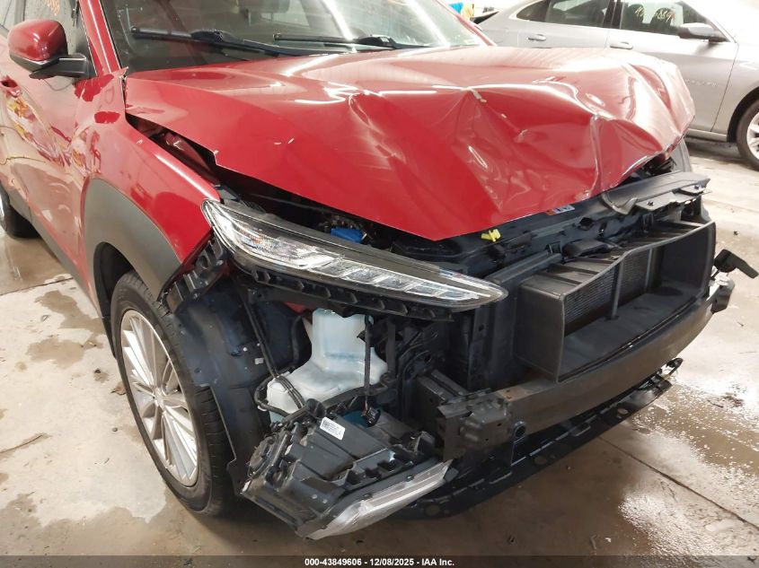 2021 Hyundai Kona Sel VIN: KM8K22AA3MU603153 Lot: 43849606
