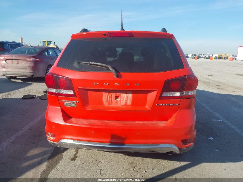 2018 Dodge Journey Crossroad VIN: 3C4PDCGB9JT491037 Lot: 43849619
