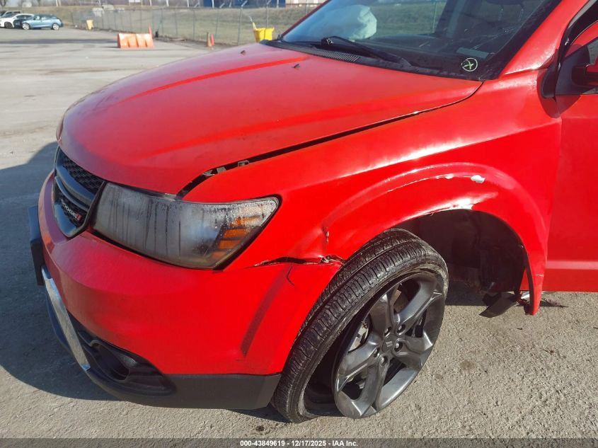 2018 Dodge Journey Crossroad VIN: 3C4PDCGB9JT491037 Lot: 43849619