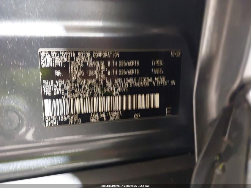 2024 Toyota Rav4 Hybrid Xle Premium VIN: JTMB6RFV8RD118107 Lot: 43849626