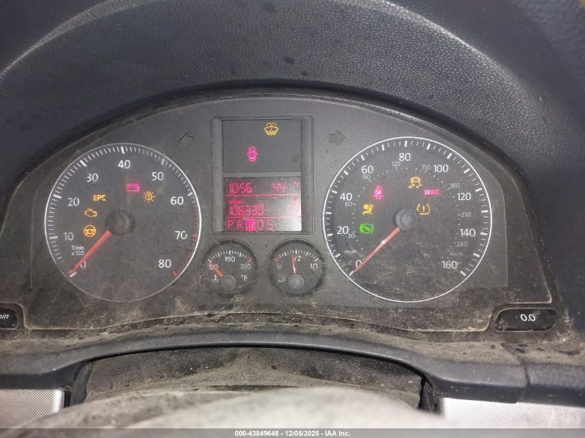 2009 Volkswagen Jetta Se VIN: 3VWRZ71KX9M155667 Lot: 43849646