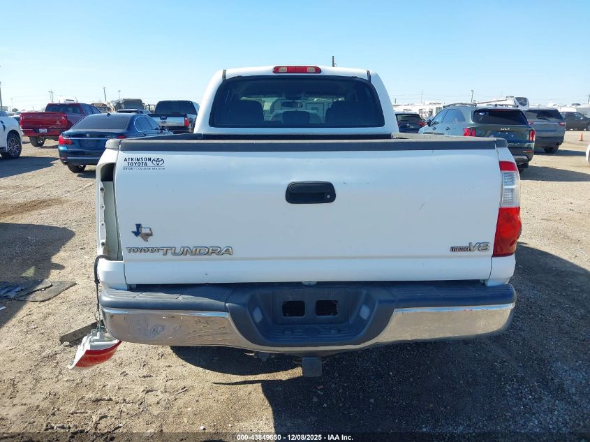 2006 Toyota Tundra Sr5 V8 VIN: 5TBET34146S517625 Lot: 43849650
